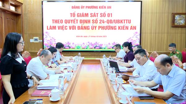 Đảng uỷ phường triển khai thực hiện Kết luận số 195-KL/TW của Trung ương