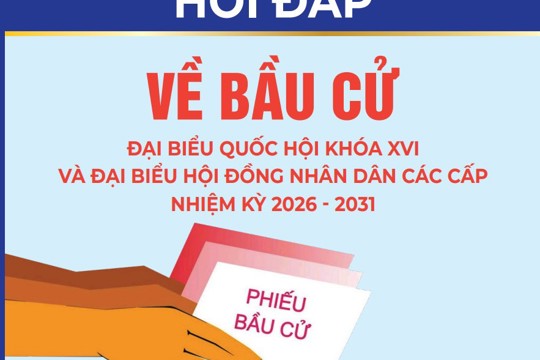 Hỏi đáp về bầu cử Đại biểu Quốc hội khoá XVI và Đại biểu Hội đồng nhân dân các cấp nhiệm kỳ 2026 -2031