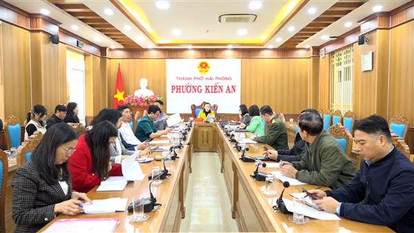 Ủy ban nhân dân phường tổ chức cuộc họp chuẩn bị công tác tổ chức Lễ khai mạc Đại hội Thể dục thể thao phường lần thứ I năm 2025