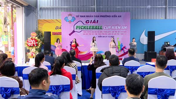 Sôi nổi Giải Pickleball Cup Kiến An năm 2025
