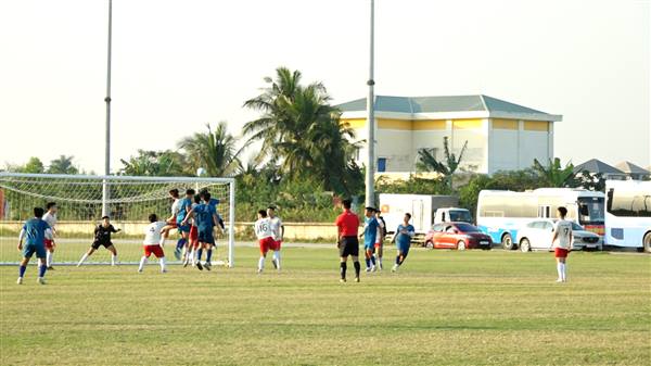 Đội bóng phường Kiến An – FC Gym giành quyền vào Bán kết Đại hội Thể dục Thể thao Hải Phòng lần thứ X