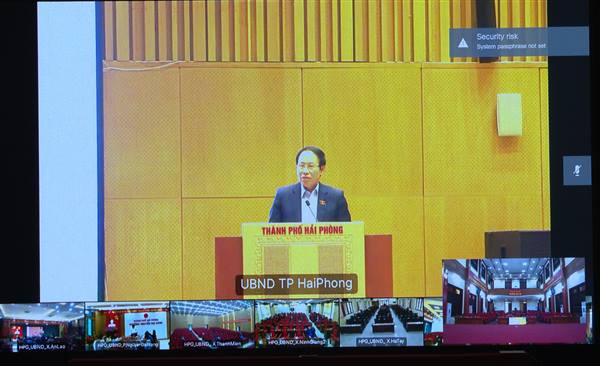 Đoàn đại biểu Quốc hội thành phố Hải Phòng tiếp xúc cử tri báo cáo kết quả kỳ họp thứ Mười, Quốc hội khóa XV