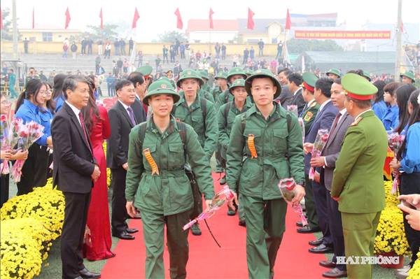 Hải Phòng hỗ trợ mỗi thanh niên nhập ngũ 10 triệu đồng