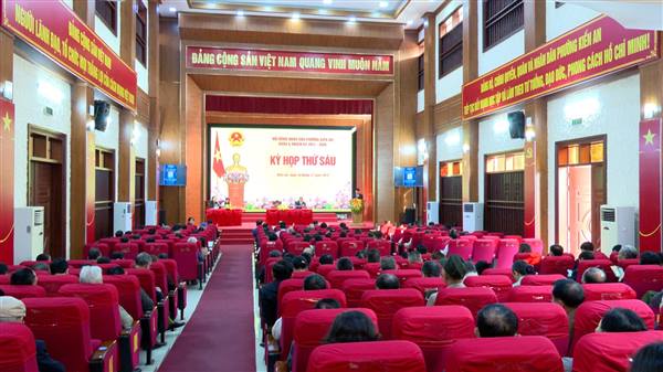 Kỳ họp thứ 6 (Kỳ họp thường lệ cuối năm 2025) HĐND phường Kiến An khóa 5, nhiệm kỳ 2021-2026