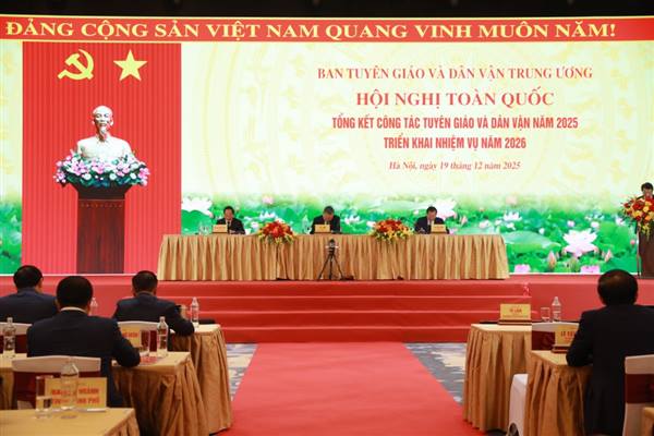 Phường Kiến An tham dự Hội nghị toàn quốc tổng kết công tác Tuyên giáo và Dân vận năm 2025, triển khai nhiệm vụ năm 2026