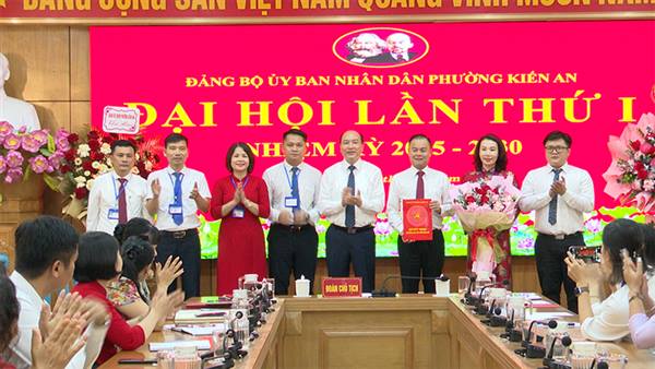 Đại hội Đảng bộ UBND phường Kiến An lần thứ I, nhiệm kỳ 2025-2030