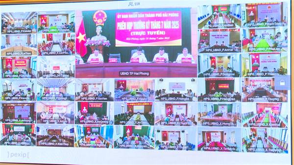 UBND thành phố Hải Phòng tổ chức Phiên họp thường kỳ tháng 7/2025