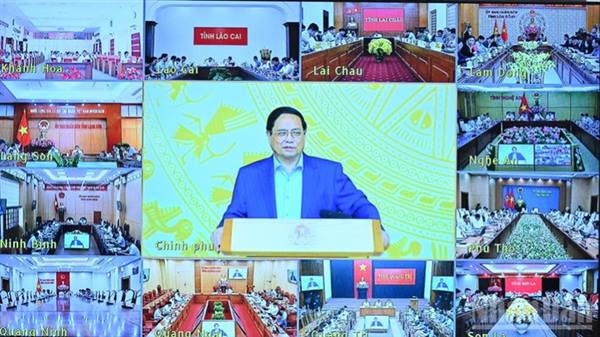 Hội nghị trực tuyến Chính phủ với các địa phương về kịch bản tăng trưởng kinh tế năm 2025 và các nhiệm vụ, giải pháp để thực hiện mục tiêu tăng trưởng năm 2025