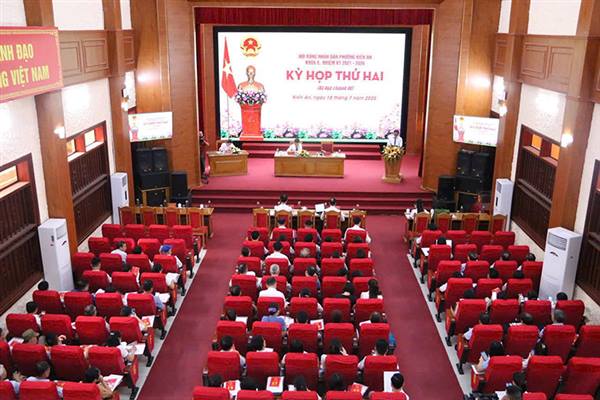 HĐND phường&nbsp;Kiến An&nbsp;khoá V, nhiệm kỳ 2021 – 2026&nbsp;tổ chức kỳ họp thứ 2 (kỳ họp chuyên đề)