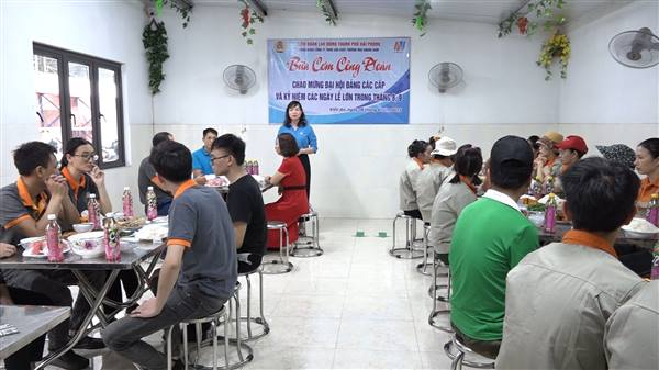 Công đoàn Công ty THHH Sản xuất Thương mại Quang Nam tổ chức “Bữa cơm Công đoàn”