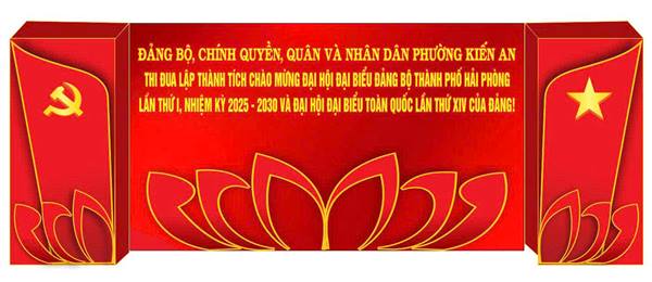 Công văn của Ban Thường vụ Đảng ủy phường Kiến An V/v đẩy mạnh tuyên truyền chào mừng Đại hội Đại biểu Đảng bộ thành phố lần thứ I, nhiệm kỳ 2025-2030