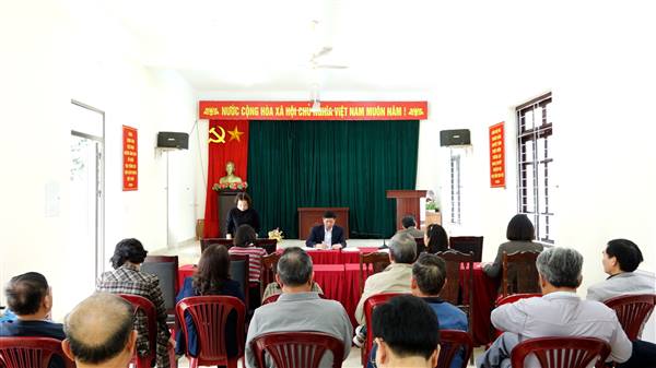 Ban bầu cử tại đơn vị bầu cử số 4 phường triển khai công tác chuẩn bị bầu cử đại biểu Quốc hội khóa XVI và đại biểu Hội đồng nhân dân các cấp nhiệm kỳ 2026 – 2031 