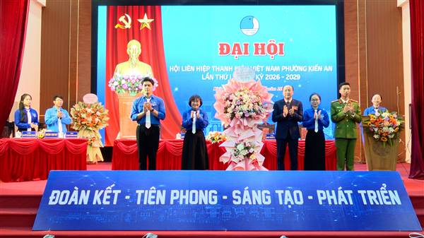 Đại hội Hội Liên hiệp Thanh niên Việt Nam phường Kiến An lần thứ I, nhiệm kỳ 2026 – 2029