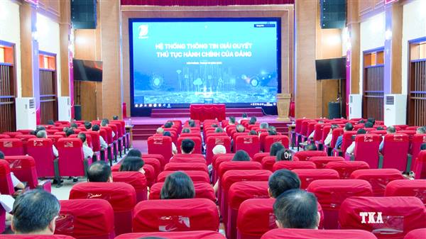 Hội nghị tập huấn sử dụng, quản trị Hệ thống thông tin giải quyết thủ tục hành chính của Đảng 