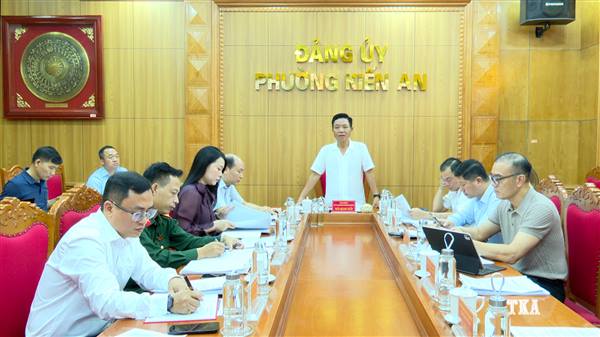 Hội nghị Ban Thường vụ Đảng uỷ phường cho ý kiến một số nội dung quan trọng của phường

