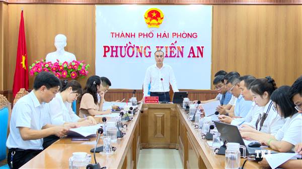 Hội nghị Ban vận động thành lập Hội doanh nghiệp thống nhất nội dung công tác chuẩn bị Đại hội thành lập Hội doanh nghiệp phường Kiến An