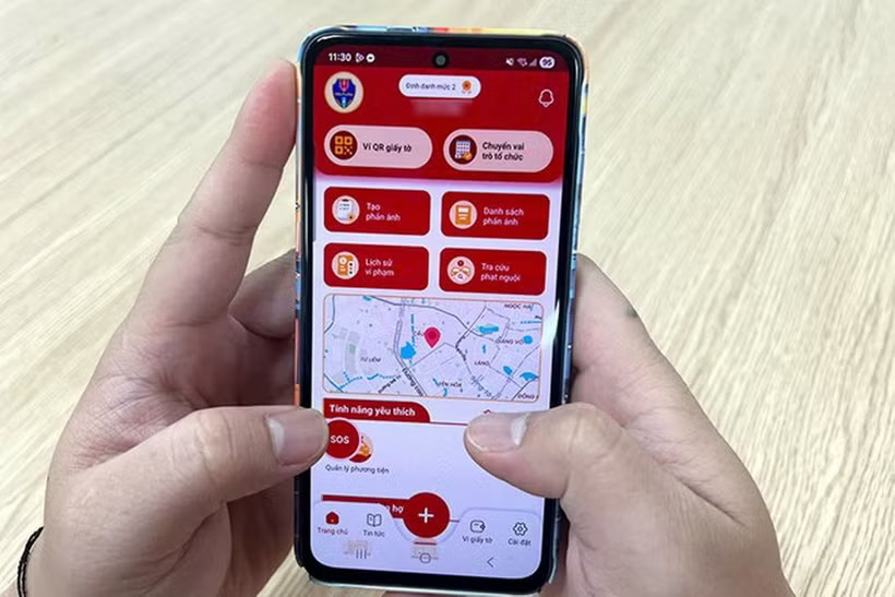 Lực lượng chức năng sẽ gửi thông báo vi phạm cho chủ xe qua VNeTraffic. (Ảnh: Cục Cảnh sát Giao thông)