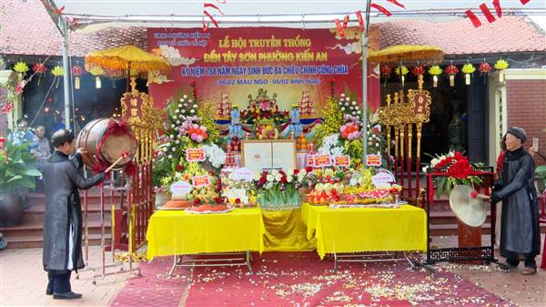 Khai mạc Lễ hội truyền thống Đền Tây Sơn – Di tích lịch sử cấp quốc gia