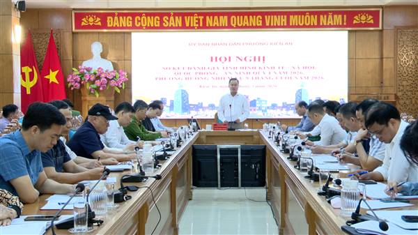 UBND phường sơ kết đánh giá tình hình kinh tế - xã hội, quốc phòng – an ninh quý I năm 2026 và phương hướng, nhiệm vụ 9 tháng cuối năm 2026
