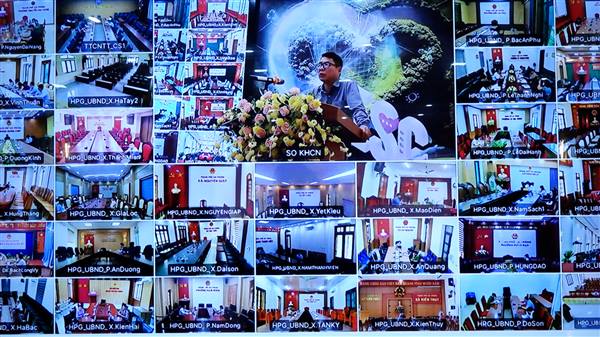 Phường Kiến An tham gia Hội nghị trực tuyến, phổ biến Luật Khoa học, công nghệ và đổi mới sáng tạo