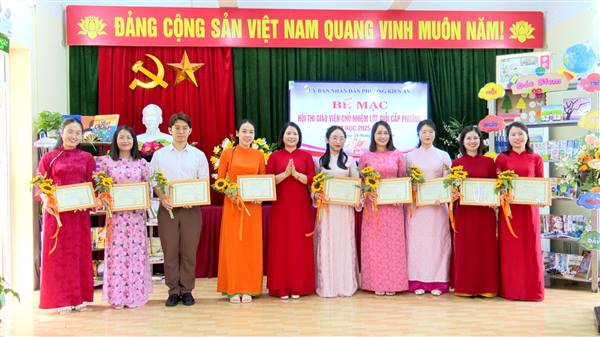 Tổng kết Hội thi giáo viên chủ nhiệm lớp giỏi Tiểu học cấp phường
 năm học 2025-2026