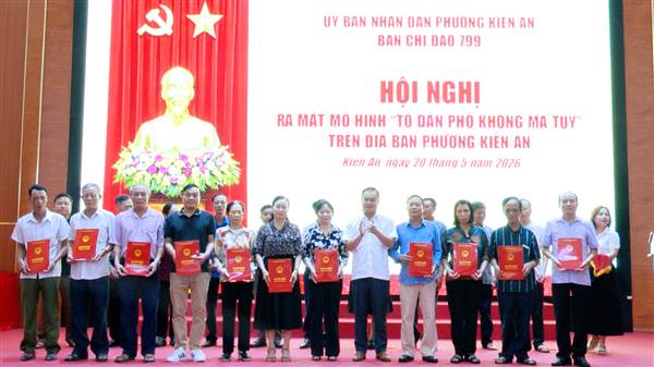 Hội nghị ra mắt mô hình “Tổ dân phố không ma tuý” trên địa bàn phường