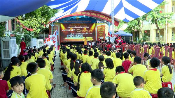 Trường Tiểu học Thực Hành tổ chức Chuyên đề Đội cấp phường “Chung kết Tìm kiếm tài năng”