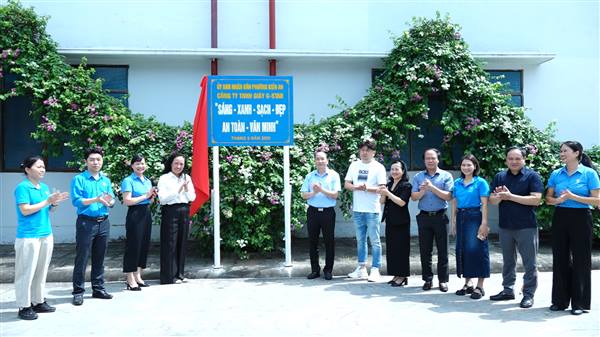 Ra mắt mô hình “Sáng - Xanh - Sạch - Đẹp - An toàn - Văn minh” tại Công ty TNHH G-Star