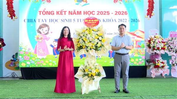 Trường Mầm non Trần Thành Ngọ tổng kết năm học 2025 – 2026; Chia tay bé 5 tuổi - Niên khóa 2022 – 2026