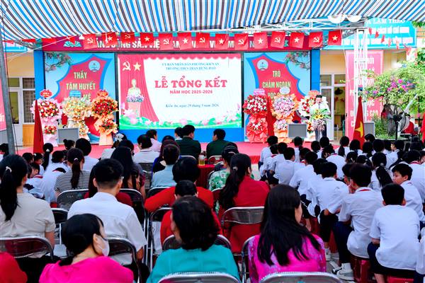 Trường THCS Trần Hưng Đạo tổng kết năm học 2025 – 2026