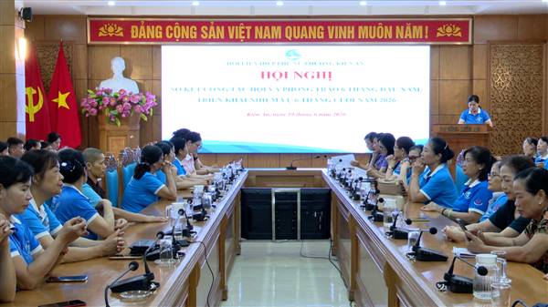 Hội Liên hiệp phụ nữ phường Sơ kết công tác Hội và phong trào phụ nữ 6 tháng đầu năm; triển khai nhiệm vụ 6 tháng cuối năm 2026