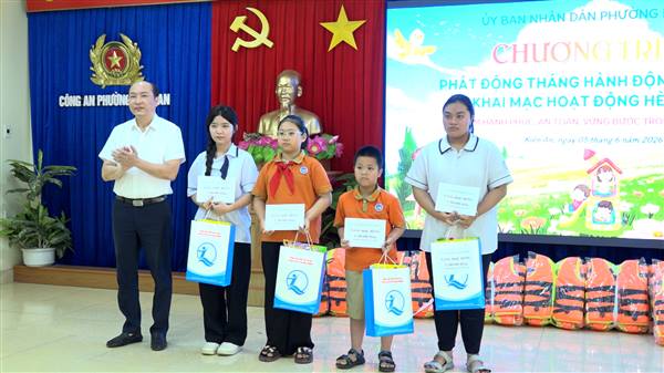 UBND phường phát động Tháng hành động Vì trẻ em và khai mạc hoạt động hè năm 2026