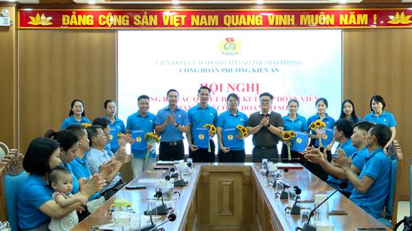 6 tháng đầu năm, Công đoàn phường Kiến An vượt chỉ tiêu 380% thành lập công đoàn cơ sở năm 2026