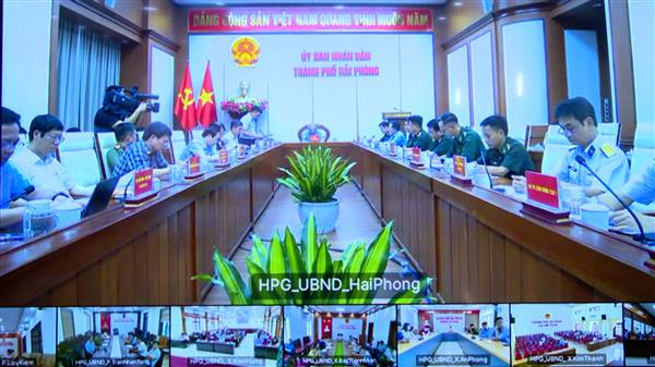 Phường Kiến An tham dự Hội nghị trực tuyến triển khai nhiệm vụ phòng thủ dân sự năm 2026