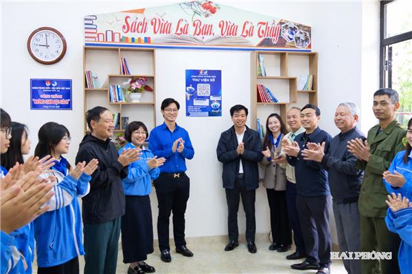 Phường Kiến An ra mắt công trình thanh niên ‘Thư viện số’