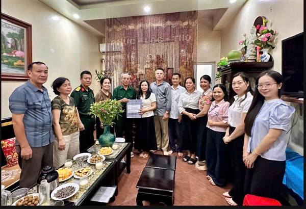 Trường THCS Bắc Sơn tổ chức thăm hỏi, tri ân các thương binh nhân kỷ niệm 79 năm Ngày Thương binh - Liệt sĩ