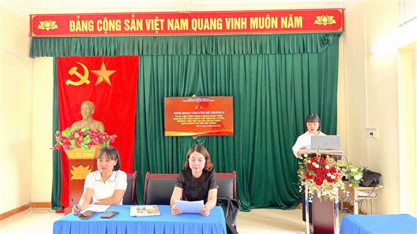 Phát huy vai trò tiên phong của đảng viên Chi bộ Trường Tiểu học Quang Trung trong xây dựng mô hình “Trường học xã hội chủ nghĩa”