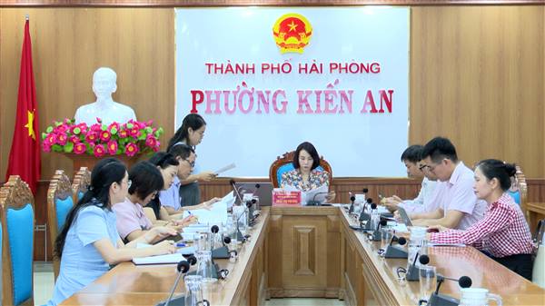 Ban đại diện Hội đồng quản trị Ngân hàng Chính sách xã hội phường Kiến An tổ chức phiên họp giao ban định kỳ Quý II/2026.
