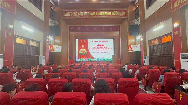 Hội nghị triển khai Kế hoạch sắp xếp các cơ sở giáo dục mầm non, phổ thông công lập trên địa bàn phường
