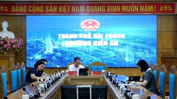 Phường Kiến An tham dự Hội nghị trực tuyến Chính phủ tổ chức tổng kết năm học 2025-2026, triển khai nhiệm vụ năm học 2026-2027 ngành Giáo dục