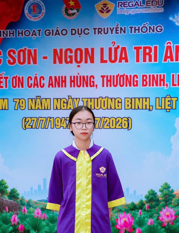 

Em Lê Thị Tường Trinh - Lớp 8B2, Trường THCS Bắc Sơn: Tự giác, sáng tạo, nỗ lực vươn lên trong học tập