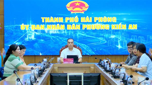 Phường Kiến An tham dự Hội nghị trực tuyến tổng kết công tác Tổng điều tra năm 2026