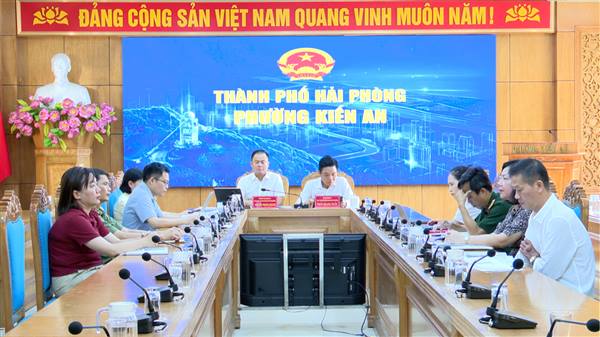 Phường Kiến An tham dự Phiên họp thường kỳ tháng 8 đánh giá tình hình thực hiện nhiệm vụ kinh tế - xã hội tháng 8 và 8 tháng năm 2026, một số nhiệm vụ trọng tâm các tháng cuối năm 2026.