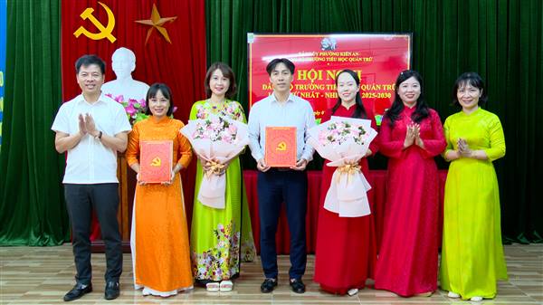 Hội nghị Đảng bộ Trường Tiểu học Quán Trữ lần thứ nhất nhiệm kỳ 2025-2030