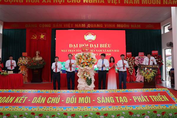 ĐẠI HỘI ĐẠI BIỂU MẶT TRẬN TỔ QUỐC VIỆT NAM XÃ KIẾN HẢI LẦN THỨ I, NHIỆM KỲ 2025 – 2030 THÀNH CÔNG TỐT ĐẸP