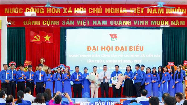 ĐẠI HỘI ĐẠI BIỂU ĐOÀN TNCS HỒ CHÍ MINH XÃ KIẾN HẢI LẦN THỨ I, NHIỆM KỲ 2025 – 2030 