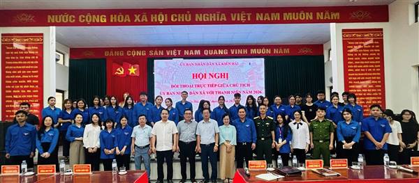 HỘI NGHỊ ĐỐI THOẠI GIỮA CHỦ TỊCH UBND XÃ KIẾN HẢI VỚI THANH NIÊN NĂM 2026