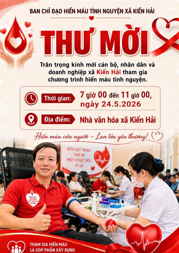 MỖI GIỌT MÁU CHO ĐI – MỘT CUỘC ĐỜI Ở LẠI” 