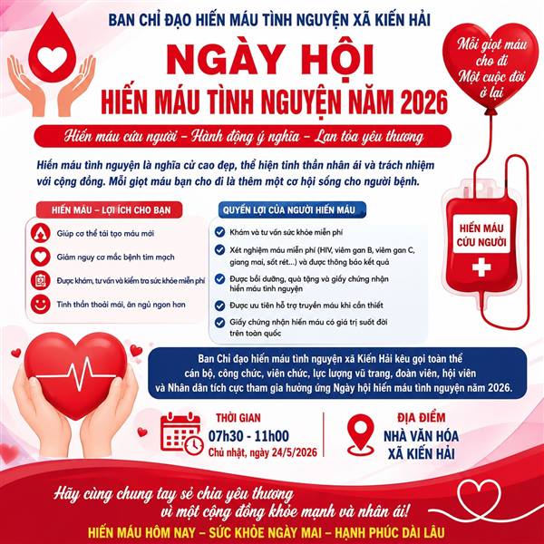 Mỗi giọt máu cho đi – Một cuộc đời ở lại
