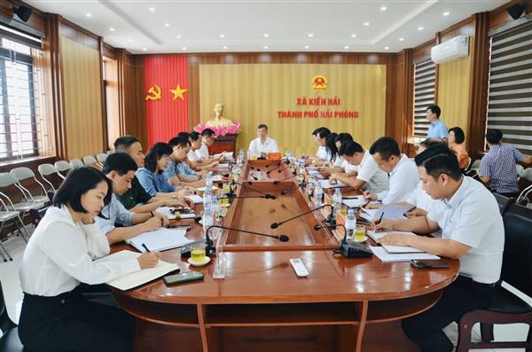 Ban Thường vụ Đảng ủy xã Kiến Hải họp đánh giá kết quả công tác tháng 4, triển khai nhiệm vụ trọng tâm tháng 5 năm 2026